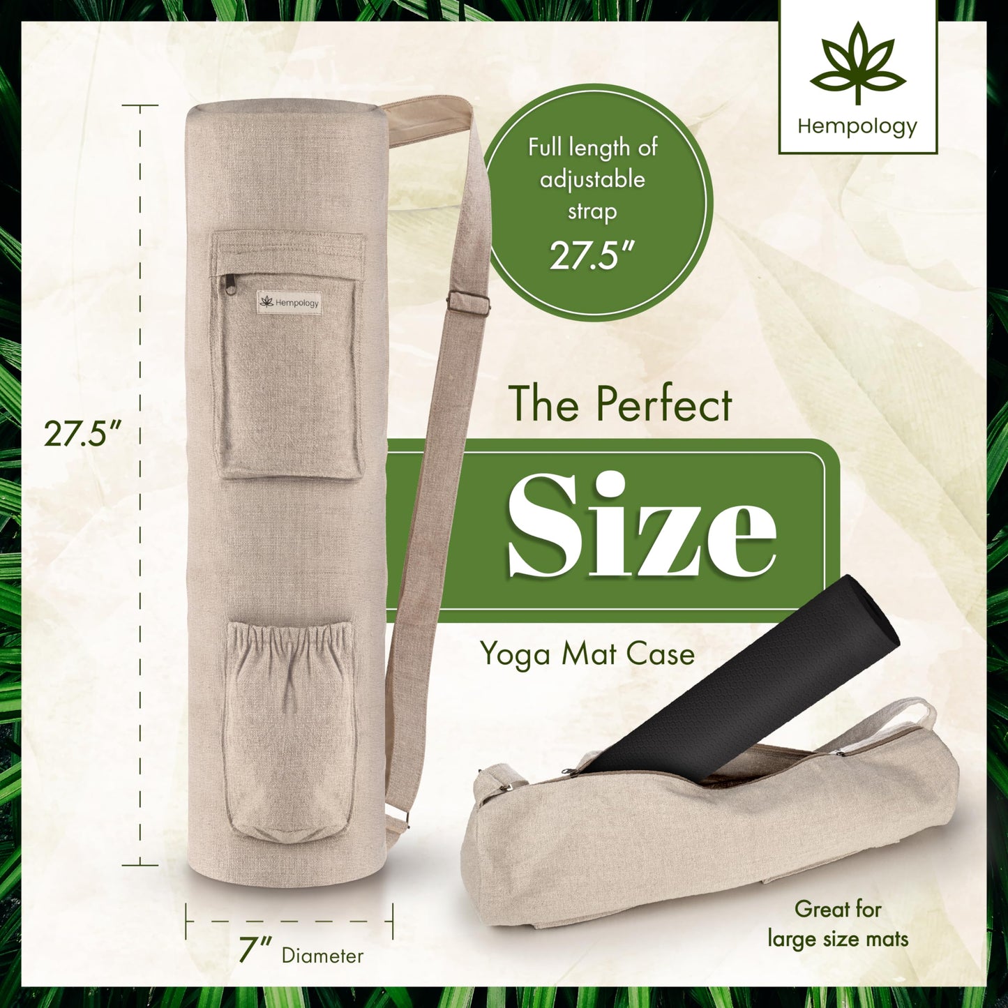 Adjustable Yoga Mat Bag for Men & Women