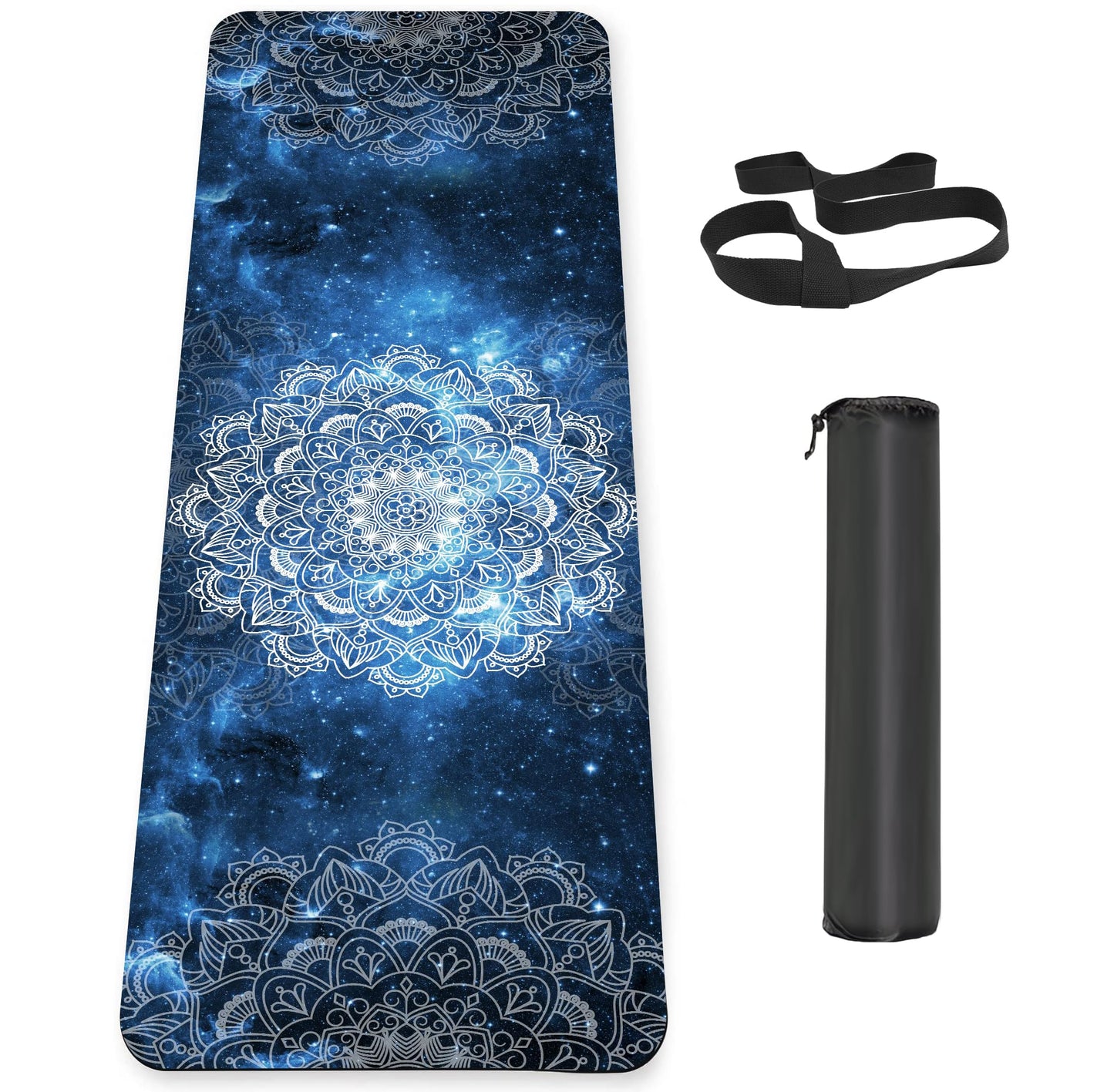 Non-Slip TPE Yoga & Exercise Mat with Strap