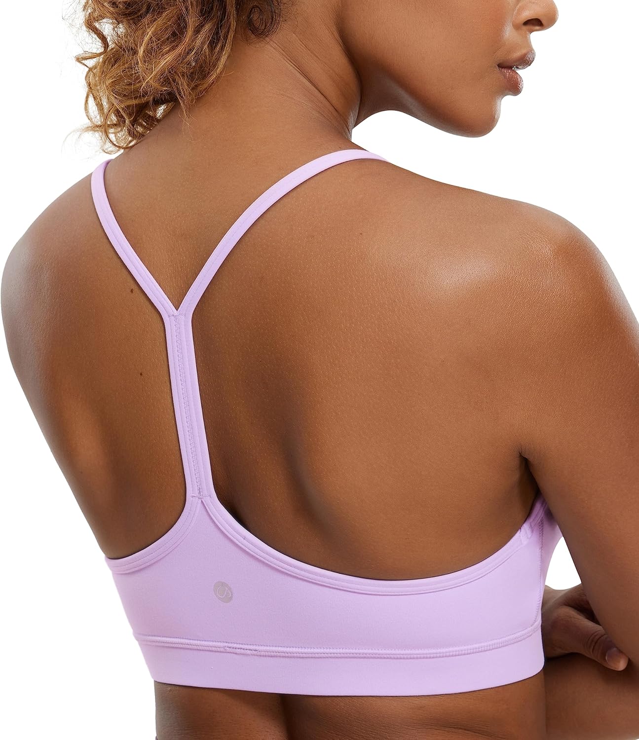 CRZ YOGA Women’s Y-Back Padded Sports Bra