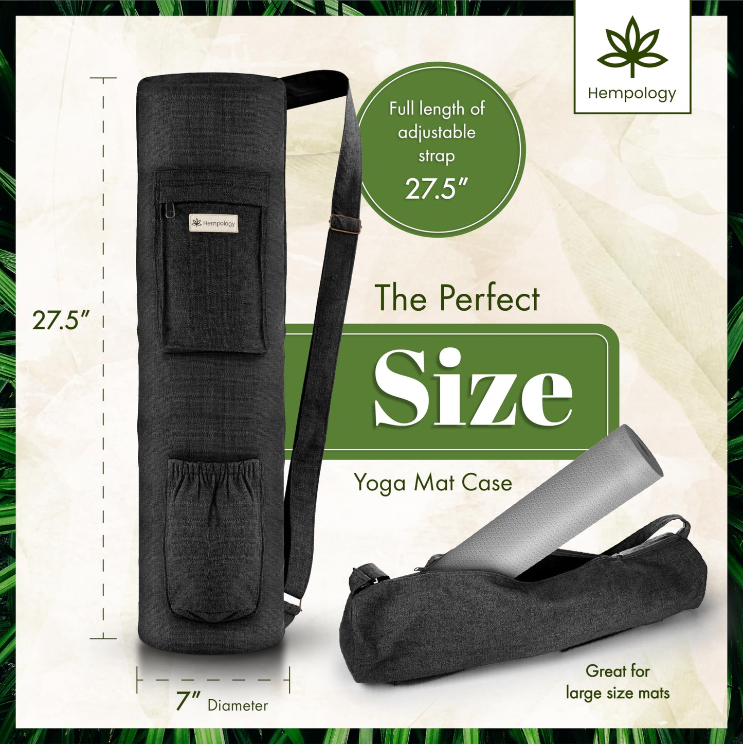 Adjustable Yoga Mat Bag for Men & Women