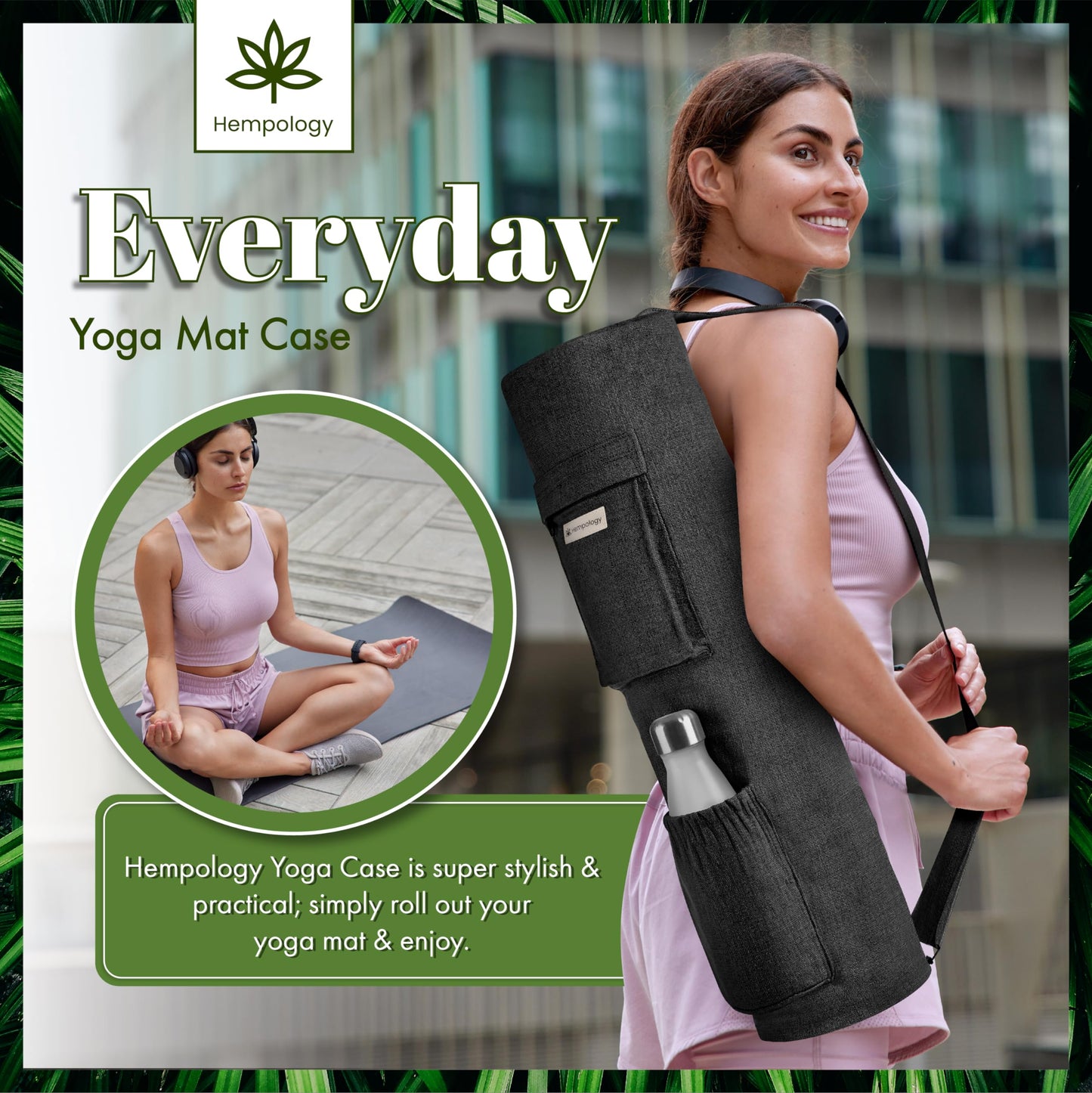 Adjustable Yoga Mat Bag for Men & Women