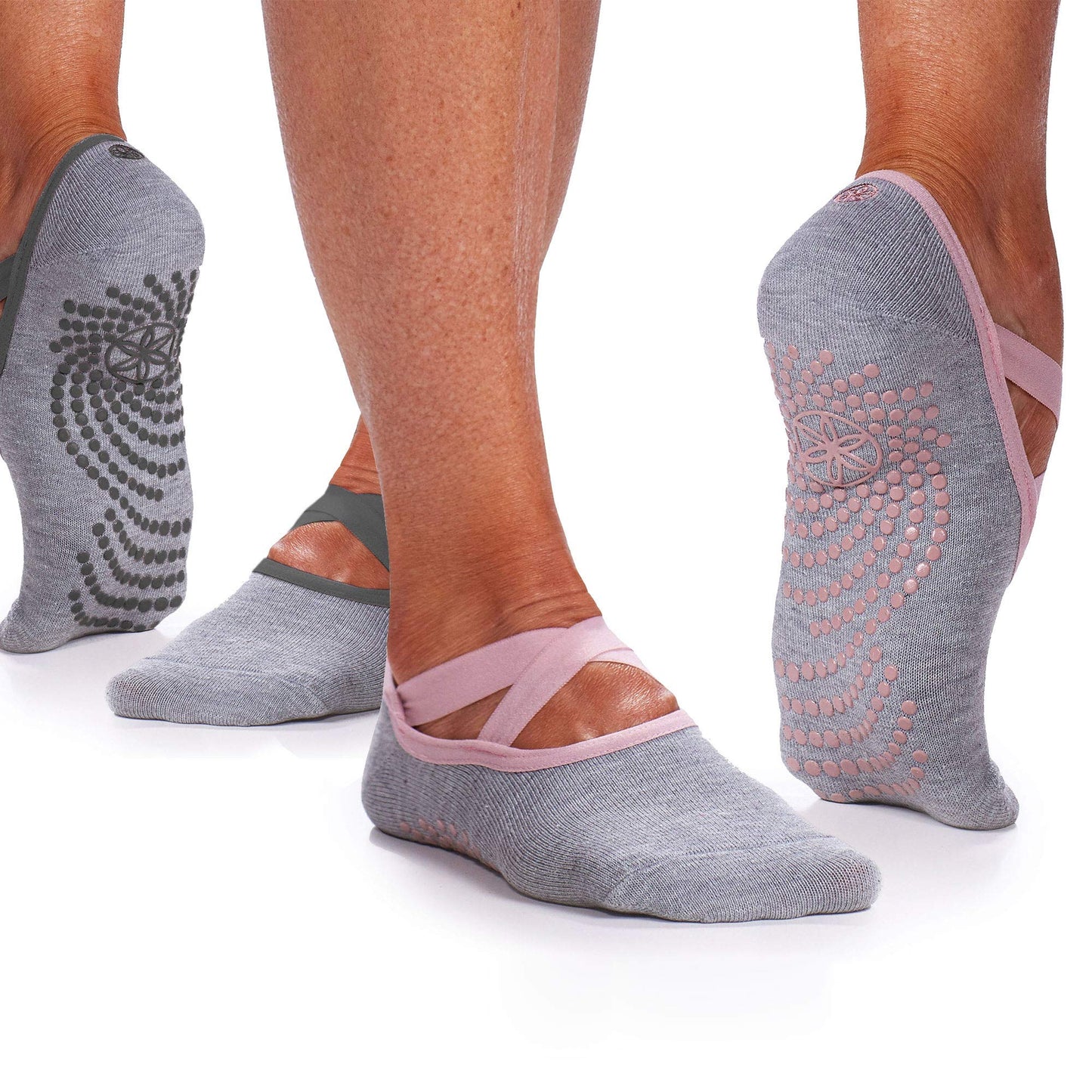 Gaiam Grippy Studio Yoga Socks for Better Grip