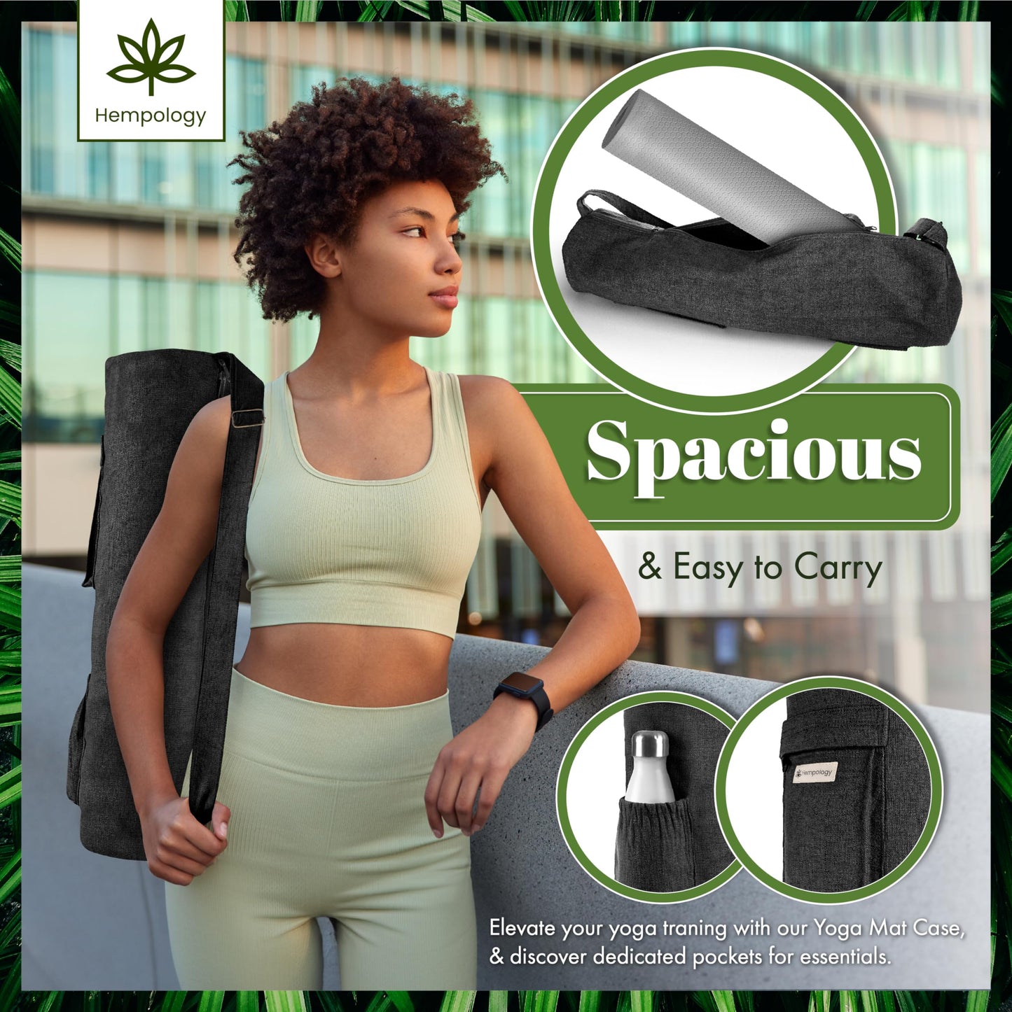 Adjustable Yoga Mat Bag for Men & Women