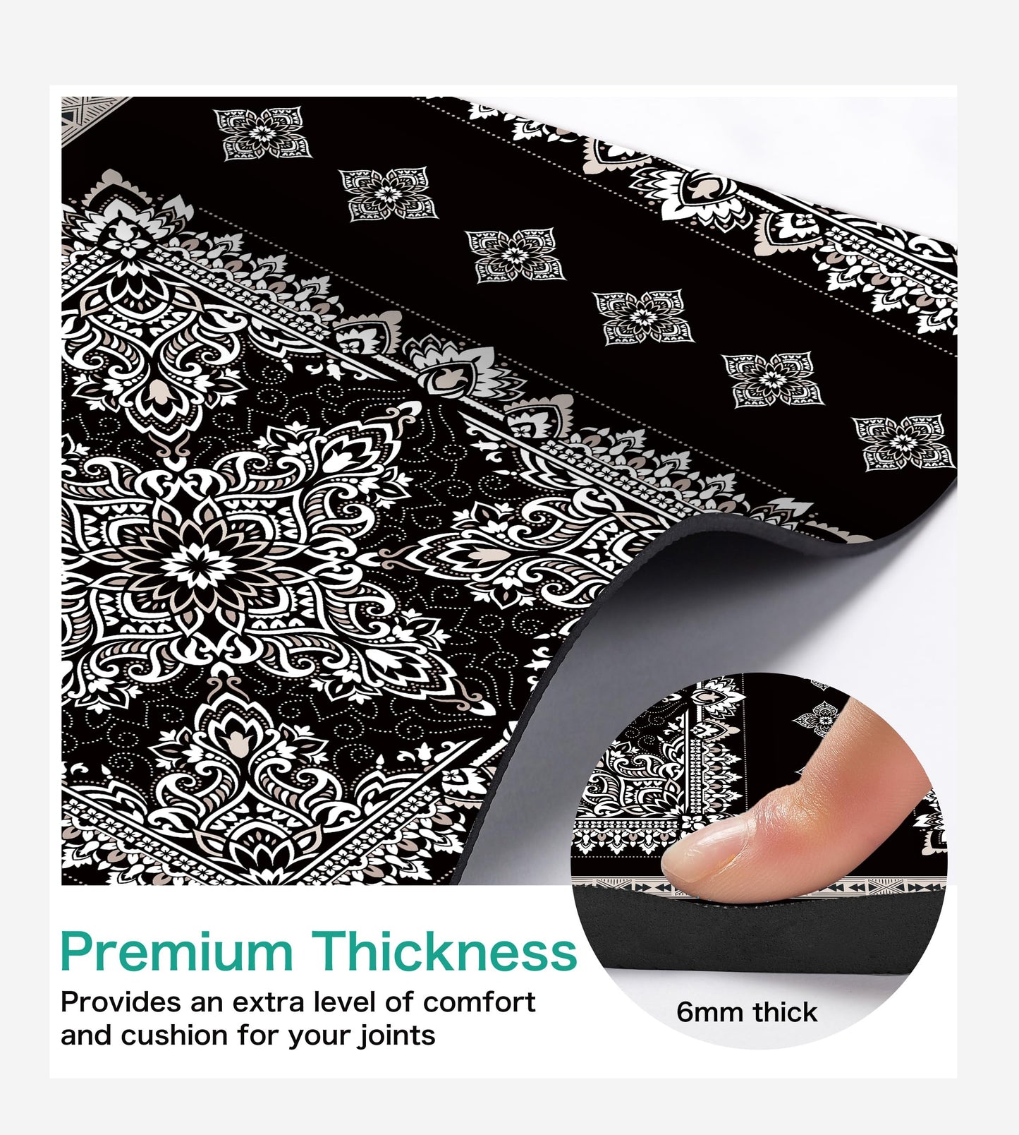 Non-Slip TPE Yoga & Exercise Mat with Strap