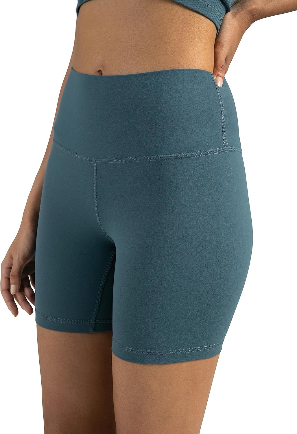 Colorfulkoala Women’s High-Waist Yoga Shorts 6"