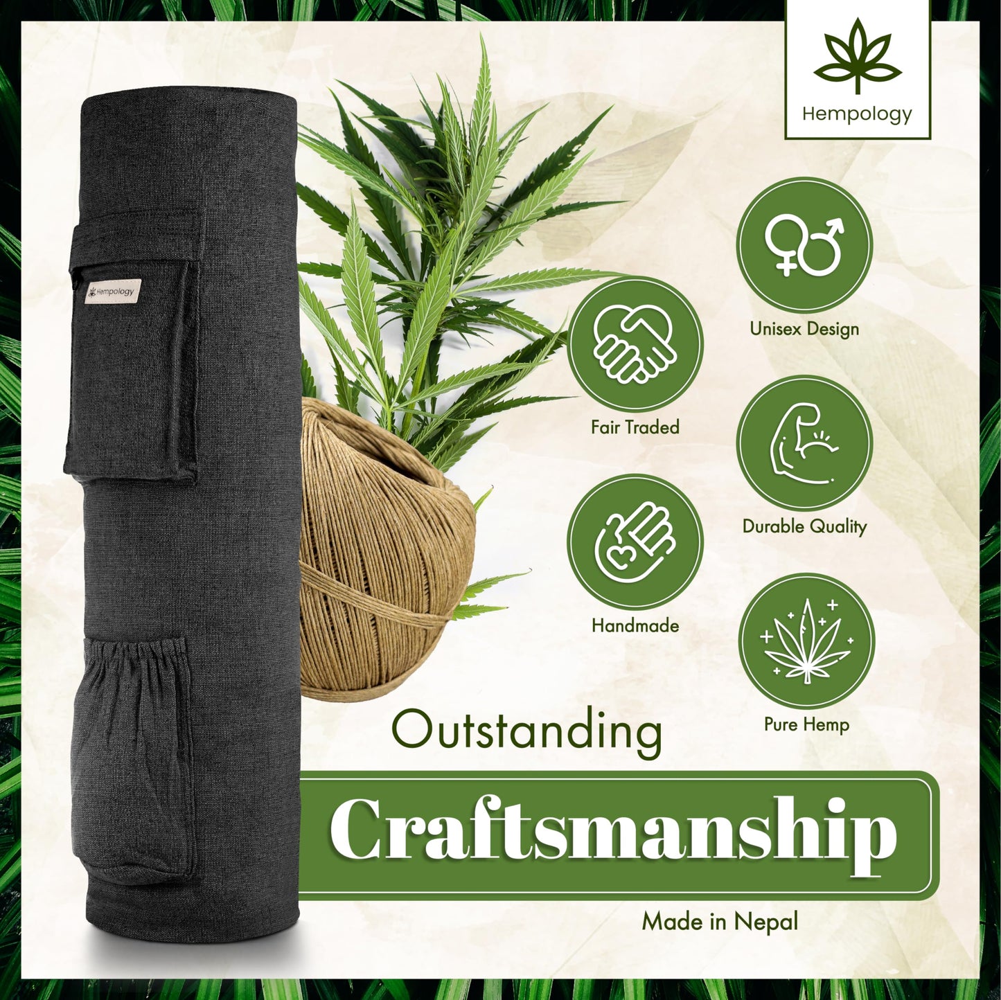 Adjustable Yoga Mat Bag for Men & Women