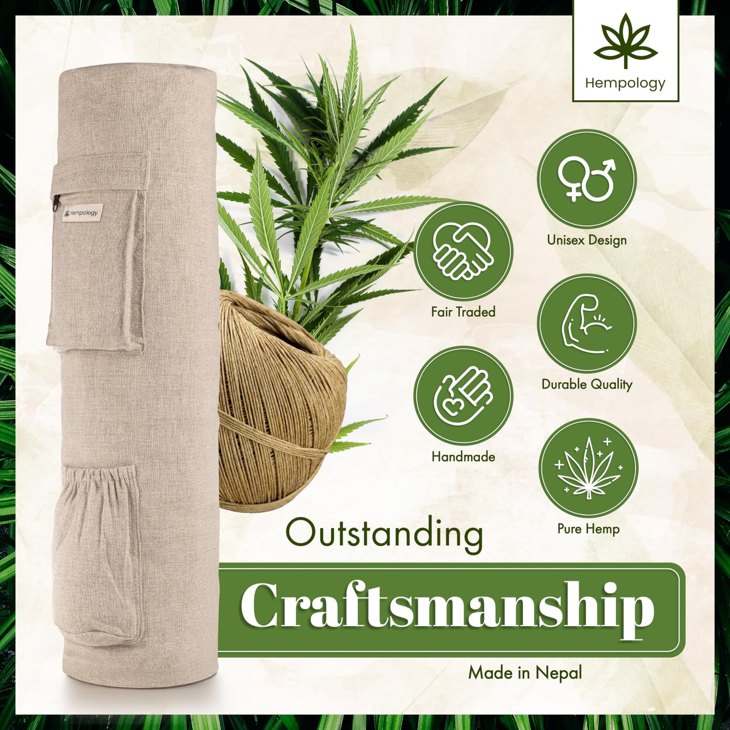 Adjustable Yoga Mat Bag for Men & Women