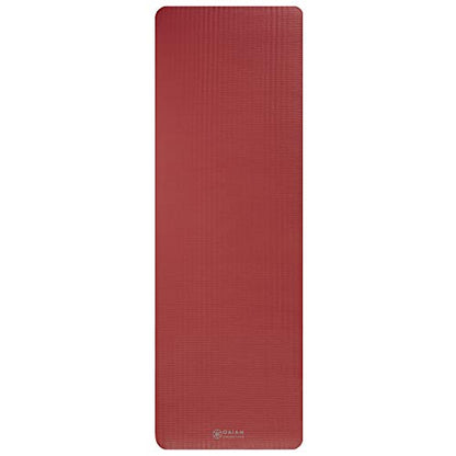Gaiam Essentials Thick Yoga Mat with Carrier Strap