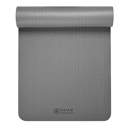 Gaiam Essentials Thick Yoga Mat with Carrier Strap