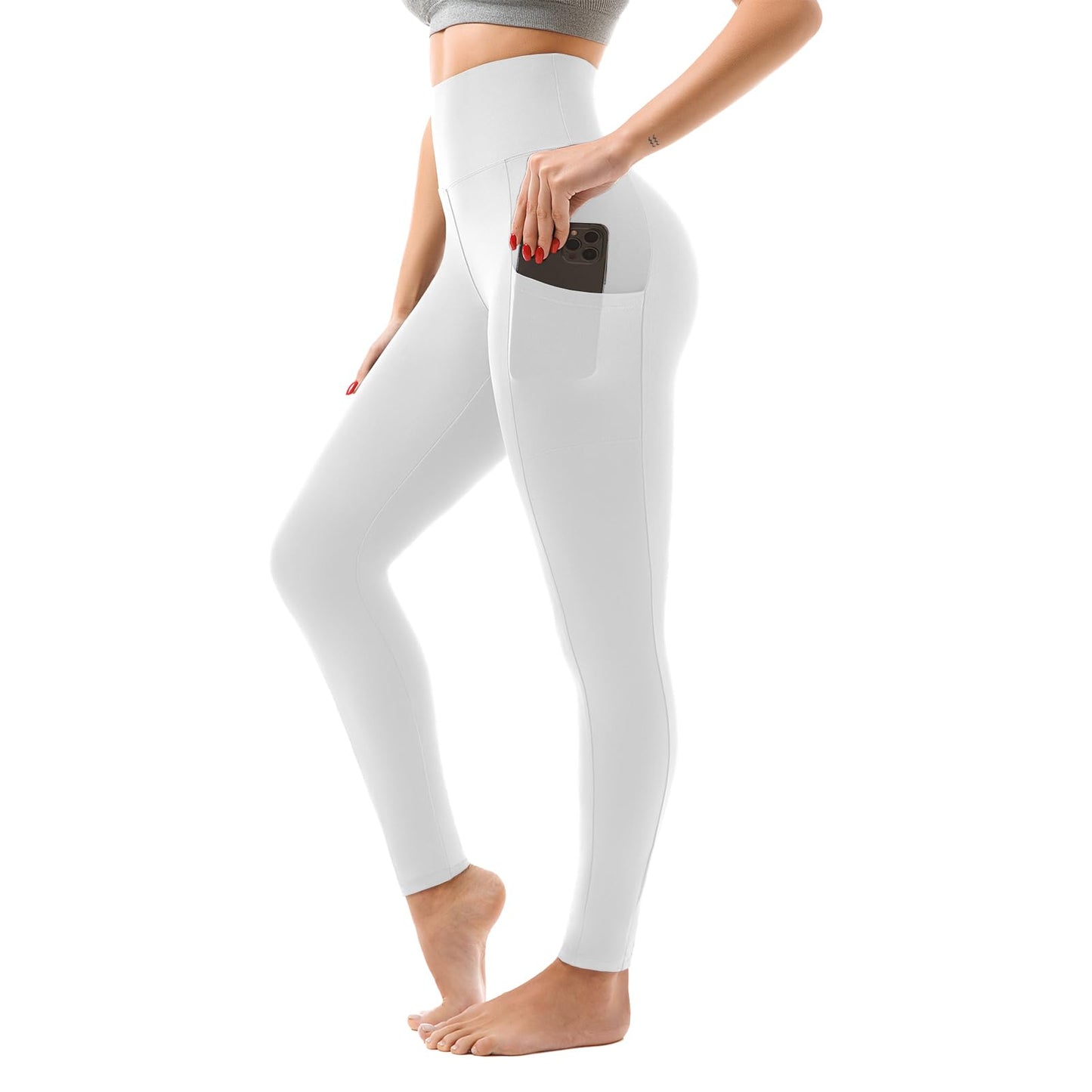 SINOPHANT High Waisted Leggings with Pockets