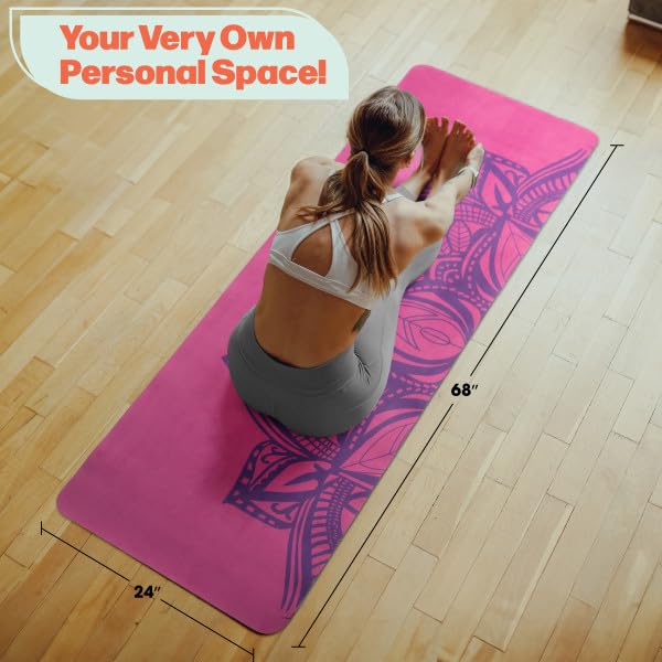 RAD Sportz Yoga Mat with Towel Combo
