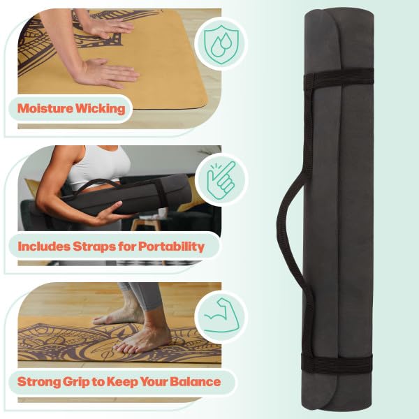 RAD Sportz Yoga Mat with Towel Combo