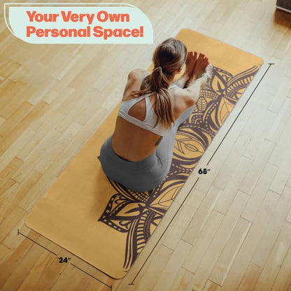 RAD Sportz Yoga Mat with Towel Combo