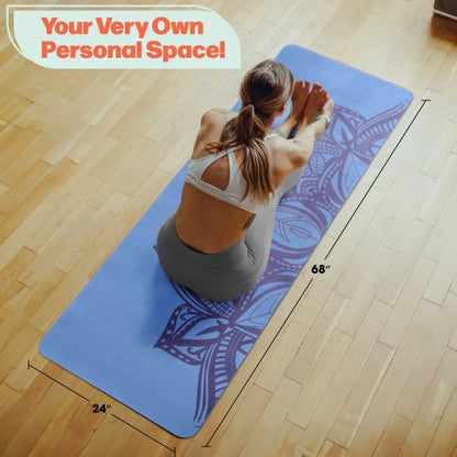 RAD Sportz Yoga Mat with Towel Combo