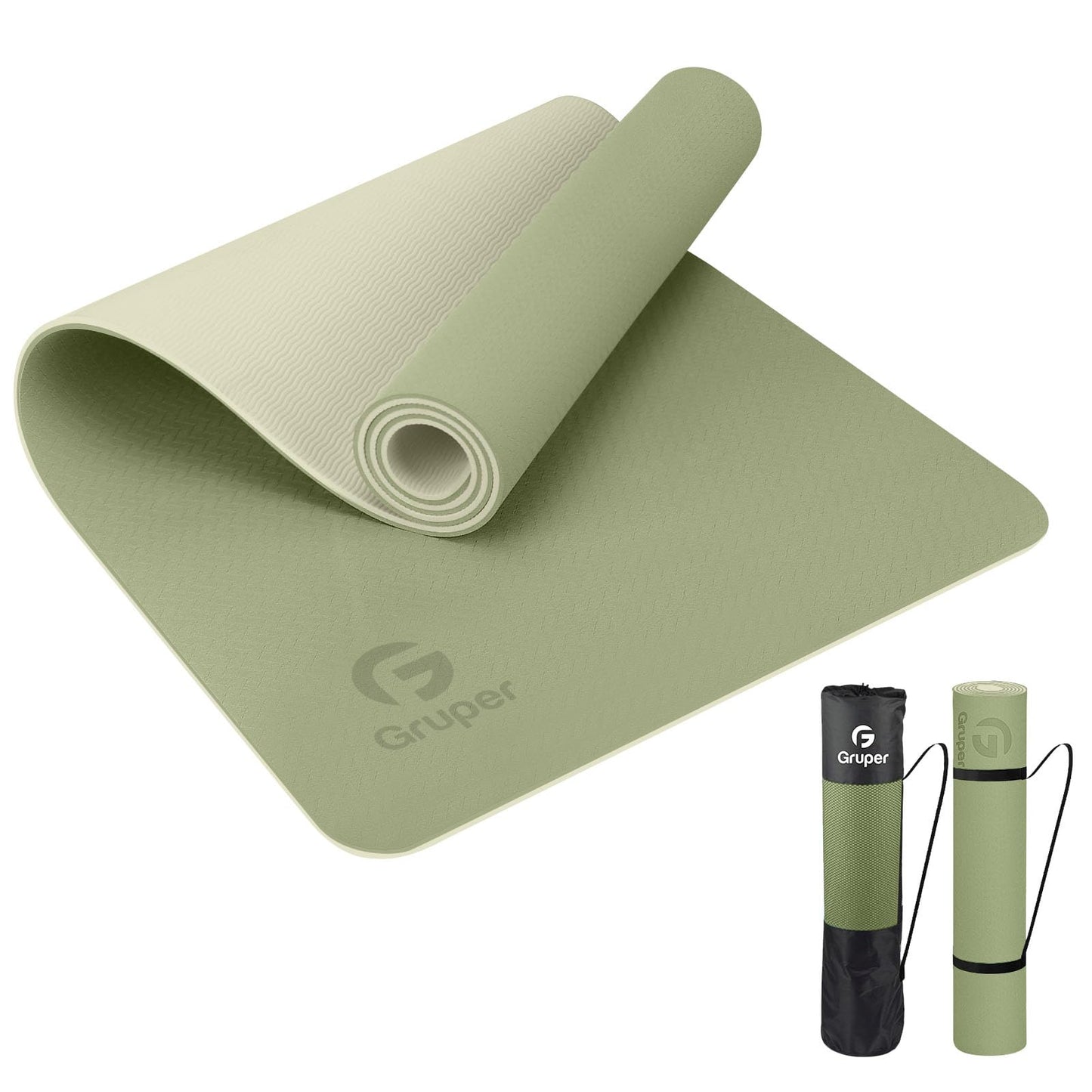 Non-Slip Eco-Friendly Yoga Mat with Strap