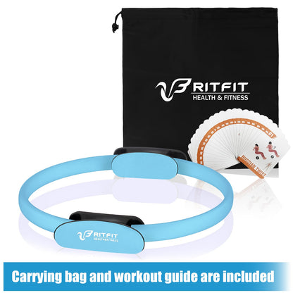 RitFit 14" Pilates Magic Ring with Workout Guide