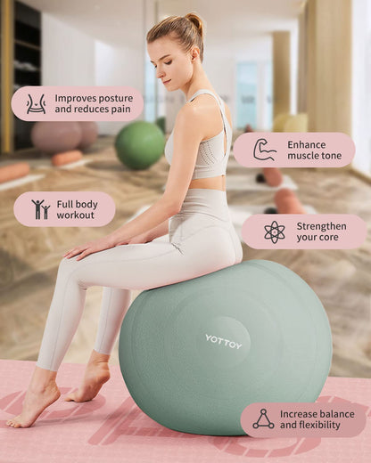YOTTOY Anti-Burst Exercise Ball