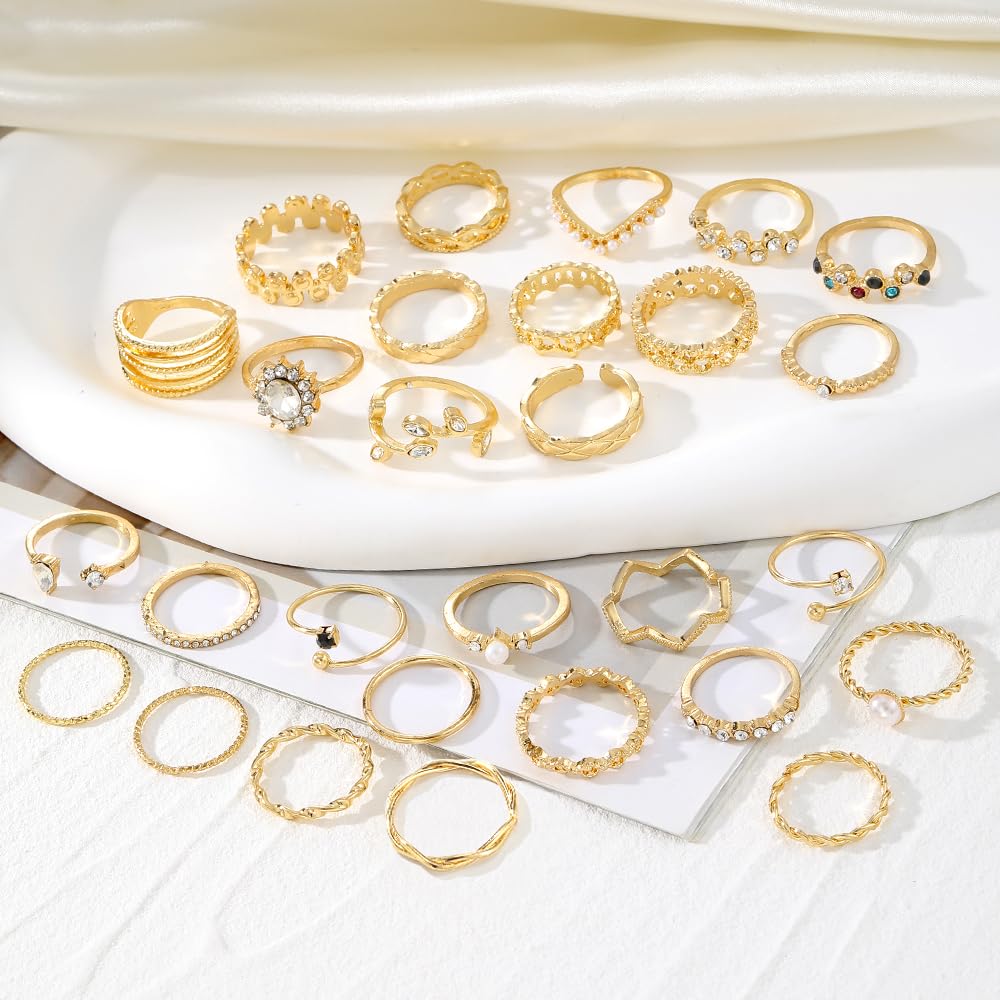 KISS WIFE Gold Ring Set