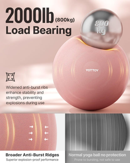 YOTTOY Anti-Burst Exercise Ball