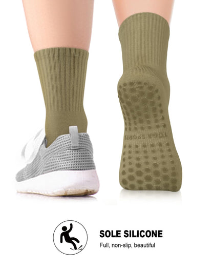 6 Pairs Women’s Non-Slip Pilates & Yoga Socks