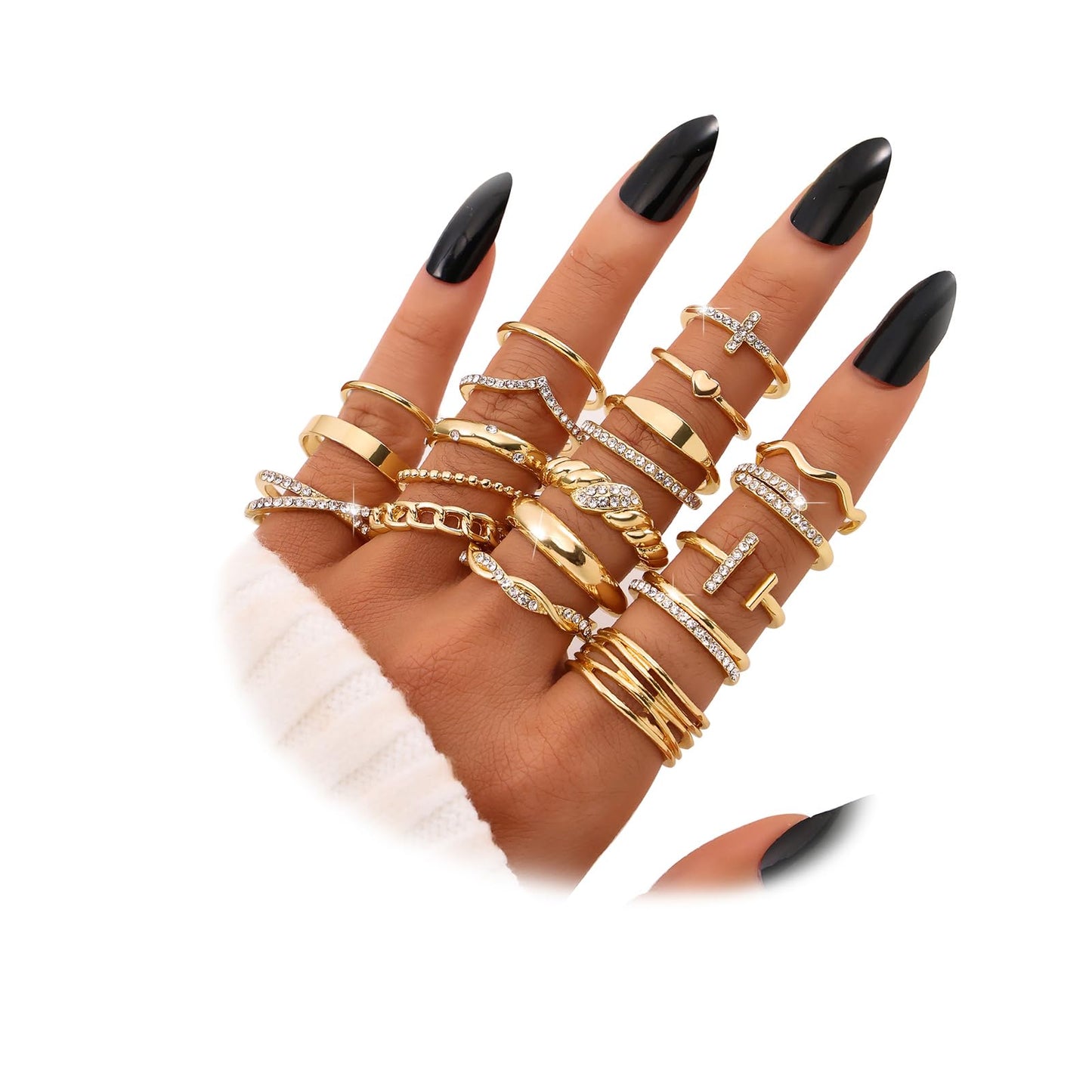 KISS WIFE Gold Ring Set