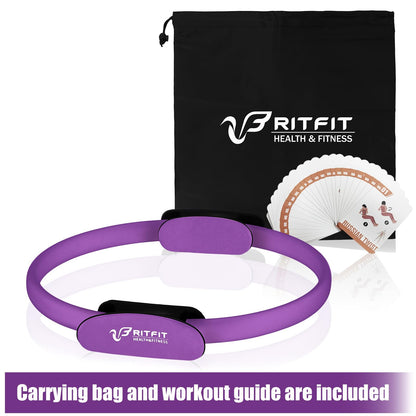 RitFit 14" Pilates Magic Ring with Workout Guide