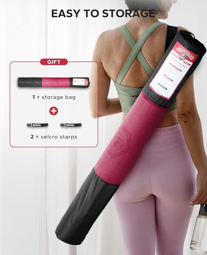 HAPBEAR Extra-Large Non-Slip Yoga & Exercise Mat