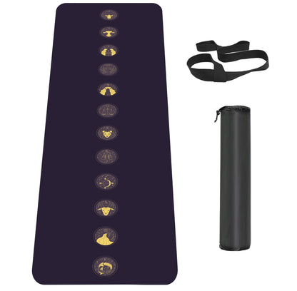 Non-Slip TPE Yoga & Exercise Mat with Strap
