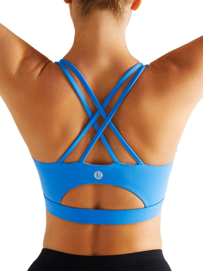 Women’s Padded Crisscross Back Sports Bra