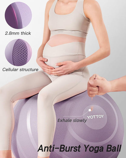 YOTTOY Anti-Burst Exercise Ball