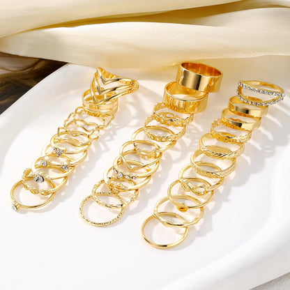 KISS WIFE Gold Ring Set