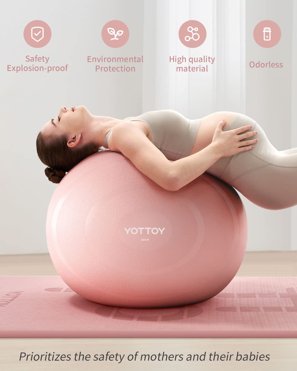 YOTTOY Anti-Burst Exercise Ball
