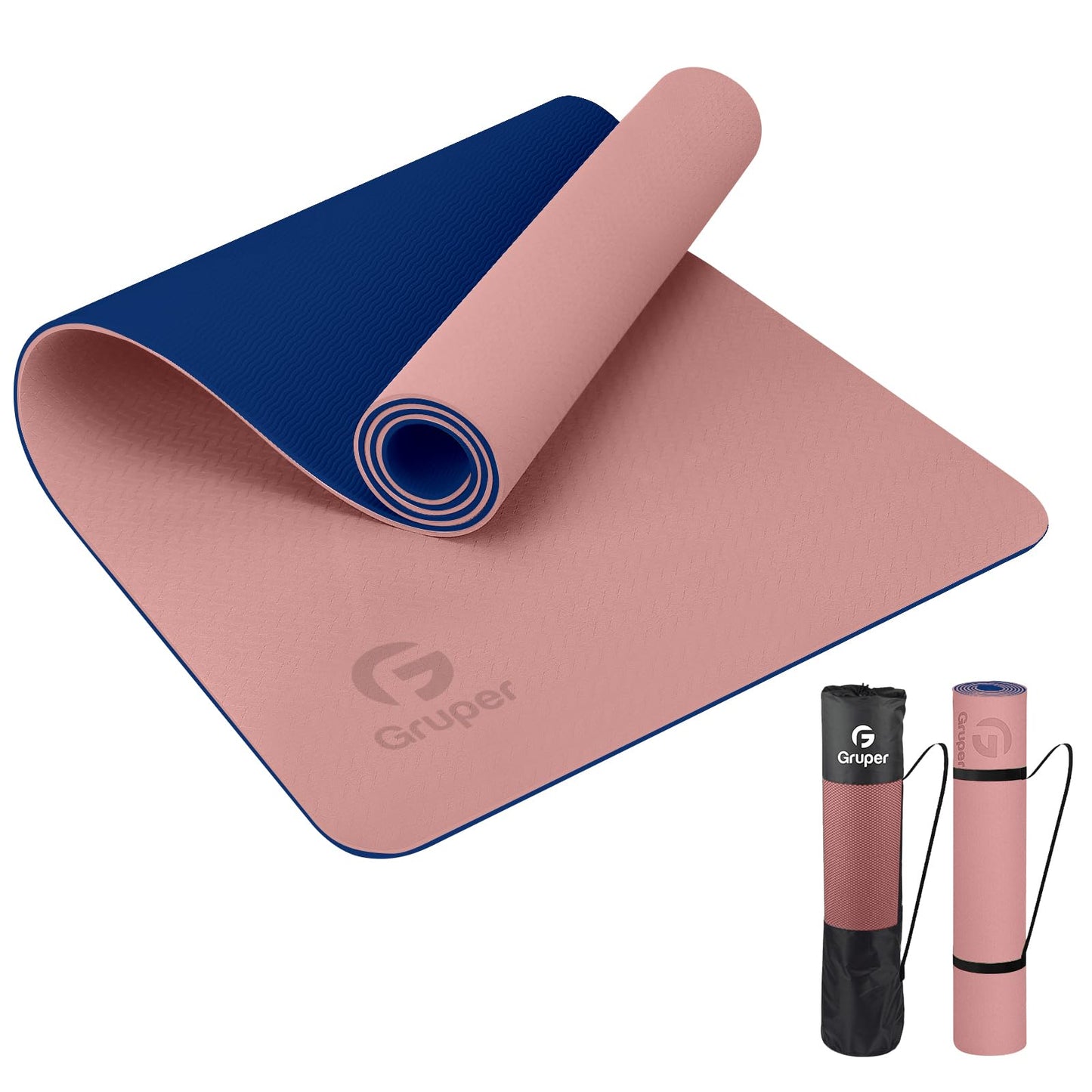 Non-Slip Eco-Friendly Yoga Mat with Strap
