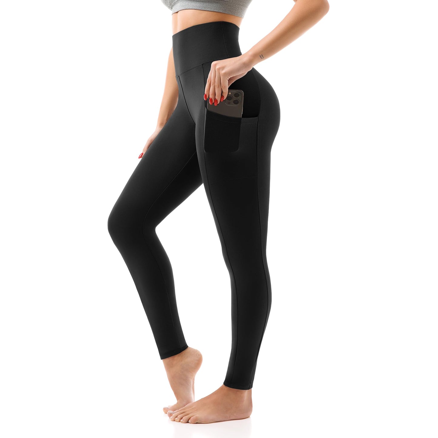 SINOPHANT High Waisted Leggings with Pockets