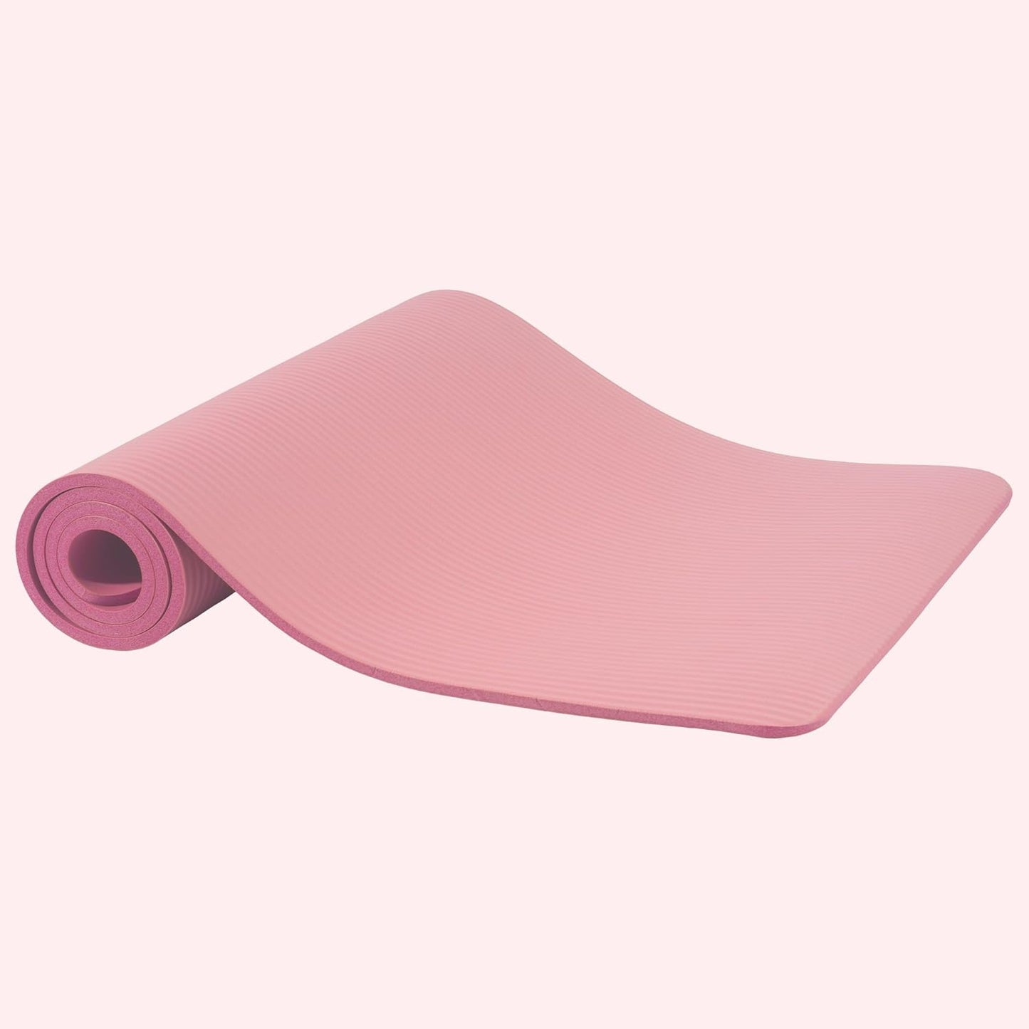 Extra Thick 1/2" High-Density Yoga Mat with Strap