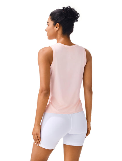 JOYSPELS Ice Silk Crop Tank Top