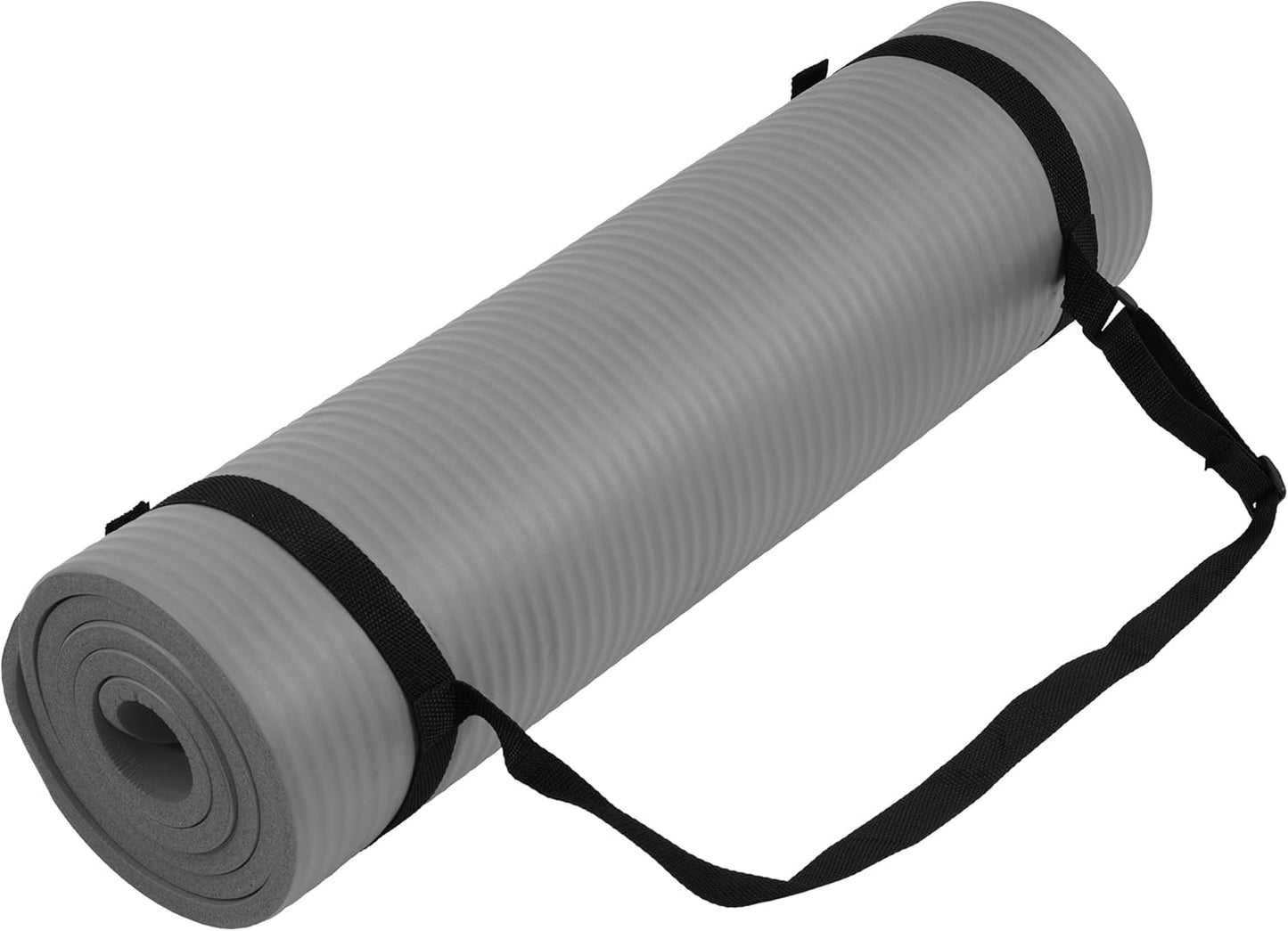 Extra Thick 1/2" High-Density Yoga Mat with Strap