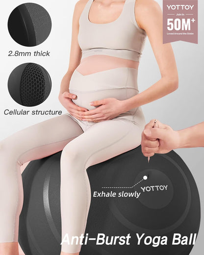 YOTTOY Anti-Burst Exercise Ball