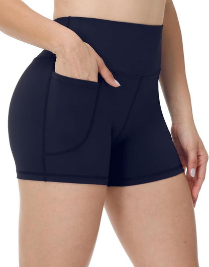 Runhit Women’s Biker Shorts with Pockets