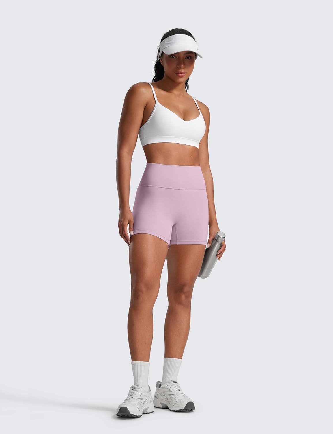 CRZ YOGA Women’s Scrunch Butt Biker Shorts