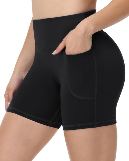 Runhit Women’s Biker Shorts with Pockets