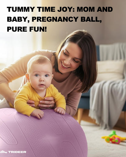 Trideer Pregnancy Yoga Ball – 440LB Anti-Burst, Non-Slip