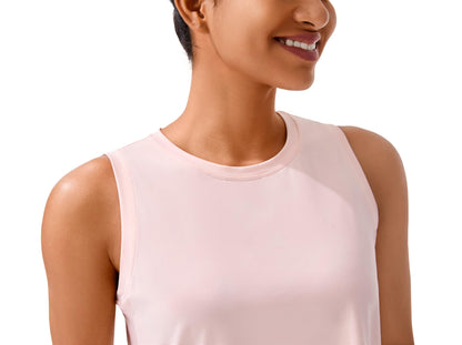 JOYSPELS Ice Silk Crop Tank Top