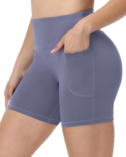 Runhit Women’s Biker Shorts with Pockets