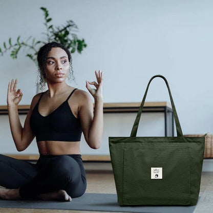 WLLWOO Yoga Mat Tote Bag for Women