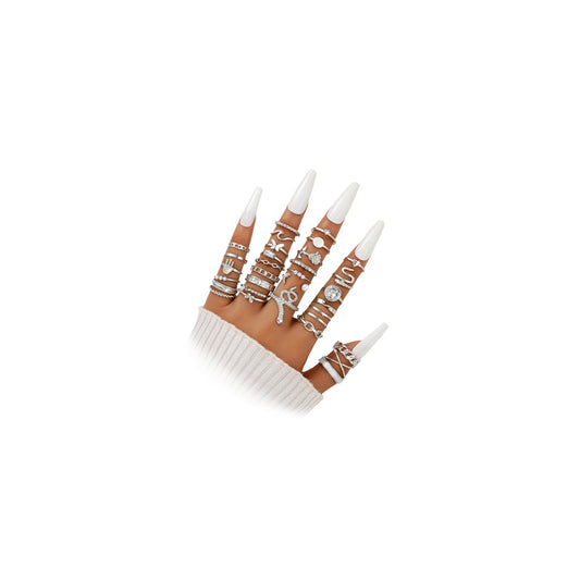 iF YOU 25-Piece Gold Ring Set