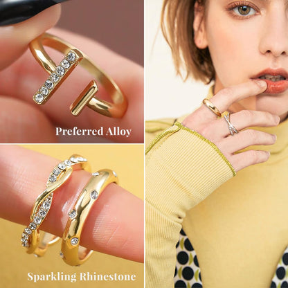 KISS WIFE Gold Ring Set