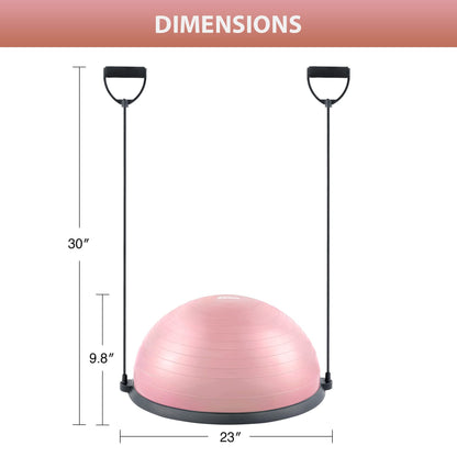ZELUS Balance Ball Trainer with Resistance Bands