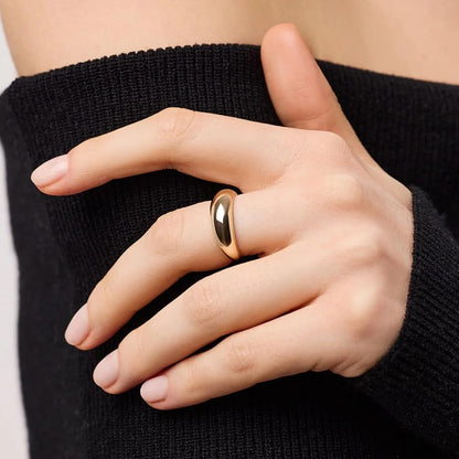 Gold Chunky Adjustable Rings