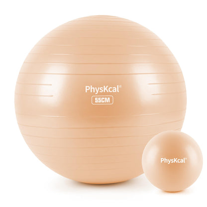 Yoga Ball with Pump – 4 Sizes for Fitness & Therapy